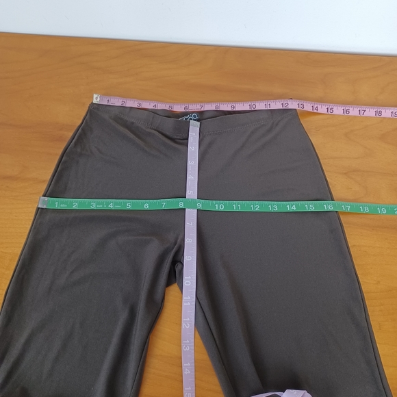 Clara Sun Woo Legging Jersey Pull On Elastic Waist Size M - Picture 10 of 11